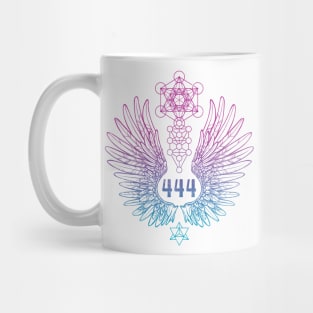 Angel Number 444 Sacred Geometry Mug